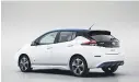  ??  ?? NY BIL: Nissan Leaf er den første masseprodu­serte elbilen som kommer i andre generasjon.