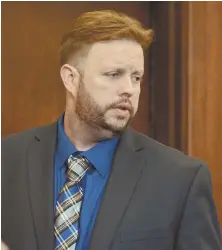  ??  ?? BROKEN: Michael McCarthy, accused of killing Bella Bond, is seen in courtroom 906 of Suffolk Superior Court, above and below left.