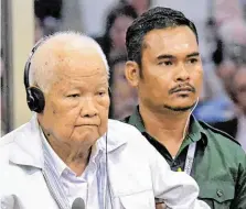  ?? BILD: SN/APA/AFP ?? Der 87-jährige Khieu Samphan wurde wegen Völkermord verurteilt.