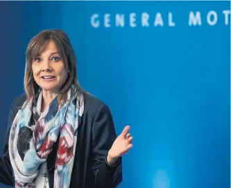  ?? JEFF KOWALSKY BLOOMBERG FILE PHOTO ?? CEO Mary Barra has narrowed GM’s focus to the U.S. and China, the world’s largest markets.
