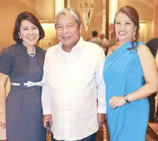  ??  ?? NAITAS’ Wanda Tulfo Teo, Philippine Airlines president and COO Jimmy Bautista and PTAA’s Michelle Victoria.