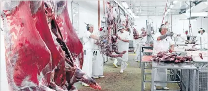  ?? Photo: FAIRFAX NZ ?? Meeting demand: The meat boning/packing room at the Alliance Group’s Makarewa venison plant, one of eight plants processing a range of meats for Singaporea­n palates.