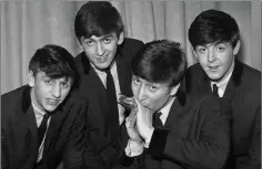 ??  ?? The Beatles in 1963.
