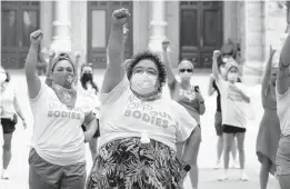  ?? AUSTIN AMERICAN-STATESMAN
JAY JANNER/ ?? Activists protest against Texas’ abortion law in September at the state Capitol.