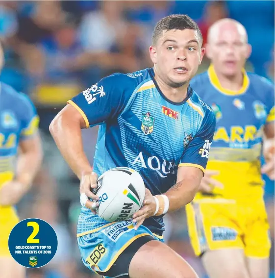  ?? Picture: GETTY IMAGES ?? Ash Taylor may not be a Gold Coast junior but he has soared into the hearts and minds of the city’s footy fans.