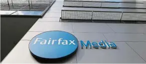  ??  ?? No go: TPG says it has exited the Fairfax due-diligence process. – Reuters