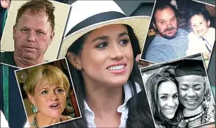  ?? Fot. Getty Images i Instagram ?? Od lewej: brat Meghan Thomas Markle junior, siostra Samantha Grant, ojciec Thomas Markle senior i matka Doria