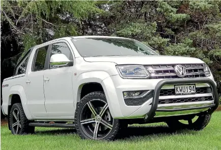  ?? DAMIEN O’CARROLL ?? With the V6 engine option, Amarok is the power king of pickups - for now.