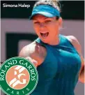  ??  ?? Simona Halep