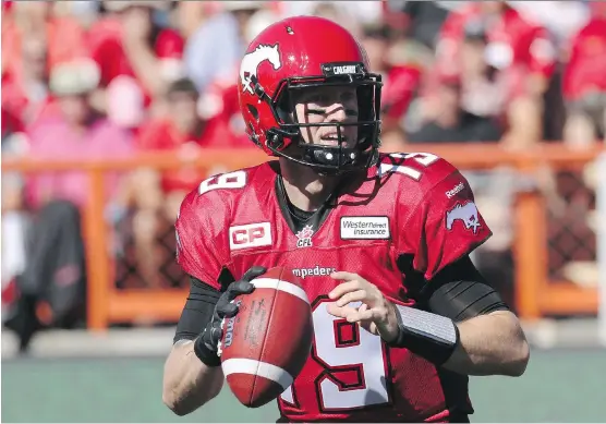  ?? FILES ?? Standing on the edge of club history, Calgary Stampeders quarterbac­k Bo Levi Mitchell says he is focused “on one Grey Cup title and this one only.”