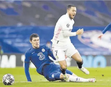  ?? // EFE ?? Hazard tuvo otra actuación gris en el partido frente al Chelsea