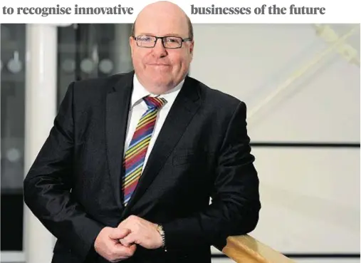  ??  ?? EYES ON THE PRIZE: Wood Group’s Bob Keiller will take part in the Dragon’s Den-style judging panel to identify new business stars