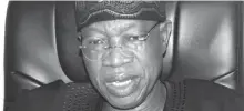  ?? Alhaji Lai Mohammed ??