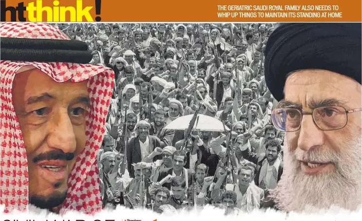  ??  ?? Showdown: Saudi King Salman bin AbdulAziz Al and Iran’s supreme leader Ayatollah Ali Khamenei
