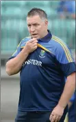  ??  ?? Wicklow boss Johnny Magee says that his players didn’t stick to the game plan for the second half.