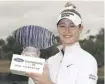  ?? ?? Nelly Korda: Arizona victory