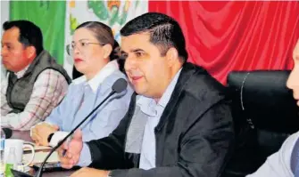  ?? SOFY RAMÍREZ ?? Se pierde entre el 45 y 50% del agua por fugas, señaló el alcalde de Lerdo