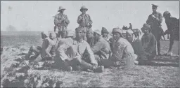  ?? ?? Turkish prisoners after the third Battle of Gaza, November 1-2, 1917.