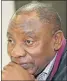  ??  ?? CYRIL RAMAPHOSA