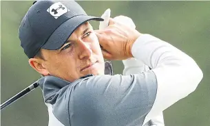  ?? EZRA SHAW GETTY IMAGES ?? Jordan Spieth didn’t win at Pebble Beach despite having the 54-hole lead.