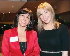  ??  ?? Nancy Ward and Sarah Mackey from the Irish Heart Foundation.