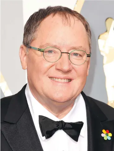  ?? — AP FILES ?? John Lasseter, the ousted Pixar co-founder and former Disney animation chief, will head the animation division of production company Skydance Media.