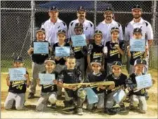  ??  ?? Members of the Interboro Bucs 8U Cal Ripken district baseball team (from left), front row: Justin O’Neill, Jaxson Munro, Cole Buckley, Phillip Salomone, Anthony Lascio III, Chase Norbeck; middle row: Sean Roseberry, Chase Allen, Brandon Lockley, Nate...