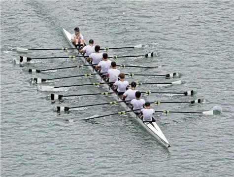  ?? Picture: SUPPLIED ?? AT READY: The Selborne Eights are set to be hard to beat on the opening day of the Buffalo Regatta