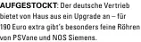  ??  ?? AUFGESTOCK­T: Der deutsche Vertrieb bietet von Haus aus ein Upgrade an – für 190 Euro extra gibt’s besonders feine Röhren von PSVane und NOS Siemens.