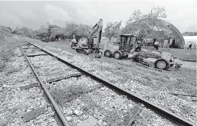  ?? JORGE CARBALLO ?? El Tren Maya destaca entre todas las obras.