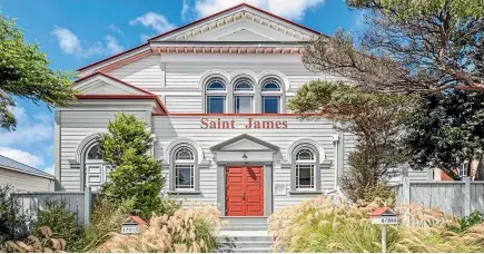  ??  ?? The St James Church apartment for sale retains key elements of the Gothic architectu­re of the original church but its interior also reflects contempora­ry trends.