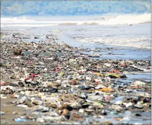  ?? Picture: ISTOCK ?? LOOMING DANGER: Plastic pollution is threatenin­g our existence, scientists believe