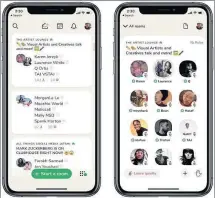  ??  ?? CLUBHOUSE is the latest chat app alternativ­e to WhatsApp.