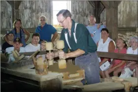  ?? PHOTO COURTESY OF NATIONAL PARK SERVICE ?? Iron moulding demonstrat­ions will be among the activities Aug. 3.