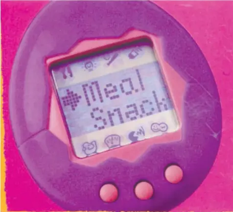  ??  ?? The Tamagotchi has resurfaced as adults and children alike rediscover the pleasures of pet ownership with none of the mess and bother of actually owning pets.