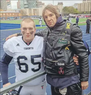  ?? PHOTO SUBMITTED/SANDRA RIGBY ?? Vince Rigby, right, is pictured with his son, Jacob, in this family photo. Vince Rigby’s body was found by firefighte­rs in an abandoned Robert Street building during a fire in Whitney Pier on Monday.