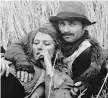  ??  ?? La vacanza Con il marito Franco Nero, regia di Tinto Brass (1971)