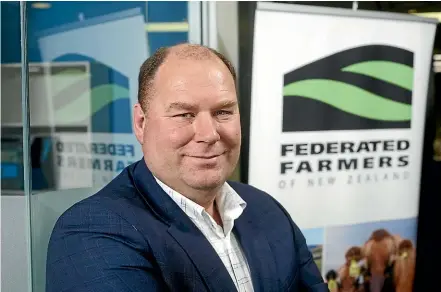  ?? ?? Federated Farmers national president Andrew Hoggard said Kiwi farmers had the lowest carbon footprint per kilogram of product produced.