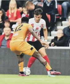  ??  ?? Josh Hawkes in action against Hull City.