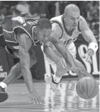  ?? AP ?? Hall of Fame finalists Jason Kidd (right) and Ray Allen crossed paths on the court during their long careers.
