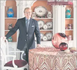  ?? PHOTO BY DAN PIASSICK ?? “I don’t judge what people collect,” says Dallas interior designer and author John Phifer Marrs. “My role is to help organize, edit, light and display it in a way so they can enjoy in their homes.