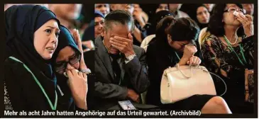  ?? ?? Mehr als acht Jahre hatten Angehörige auf das Urteil gewartet. (Archivbild)