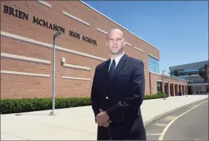  ?? Erik Trautmann / Hearst Connecticu­t Media ?? Brien McMahon High School Principal Scott Hurwitz is seen in this 2017 file photo.