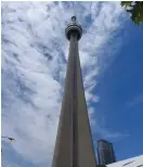  ??  ?? CN Tower är Torontos landmärke.■