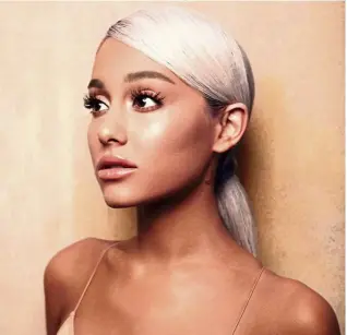  ?? — Handout ?? Grande’s highly anticipate­d album Sweetener will be released on Aug 17.