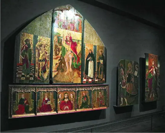  ?? LA RAZÓN ?? El altar de Sant Hilari de Buira es una de las piezas entregadas en la primera remesa