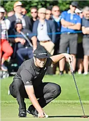  ?? AFP ?? JON Rahm fires a 67 to share the lead with Danny Willet.