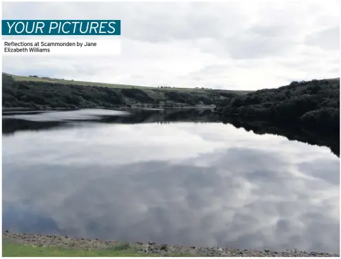  ??  ?? Reflection­s at Scammonden by Jane Elizabeth Williams