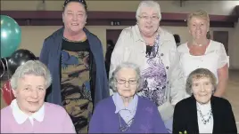  ??  ?? Newmarket Ladies who attended the Afternoon Tea Dance in Freemount Community Centre as part of the Duhallow Bealtaine Festival. Included are Rita O Connor, Kathy Sheahan, Nora Reidy, Marie Forrest, Eileen Clifford and Margaret O Mahony. Photo by Sheila...