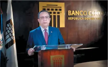  ?? ARCHIVO LD ?? El Gobernador del Banco Central, Héctor Valdez Albizu.